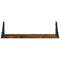 vidaXL Wall Shelves 2 pcs Smoked Oak 60x15x15.5 cm