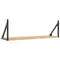 vidaXL Wall Shelves 2 pcs Sonoma Oak 80x25x25.5 cm Engineered wood