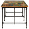 vidaXL Dining Table 220x90x77 cm Solid Wood Reclaimed