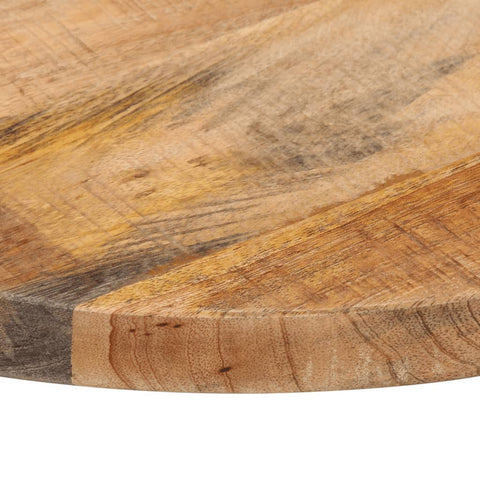vidaXL Table Top Ø 50x3.8 cm Round Solid Wood Rough Mango