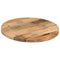 vidaXL Table Top Ø 60x1.5 cm Round Solid Wood Rough Mango