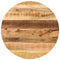 vidaXL Table Top Ø 70x1.5 cm Round Solid Wood Rough Mango