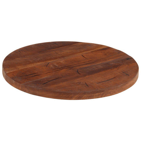 vidaXL Table Top Ø 50x3.8 cm Round Solid Wood Reclaimed