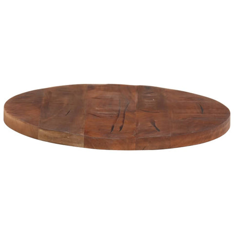 vidaXL Table Top Ø 50x3.8 cm Round Solid Wood Reclaimed