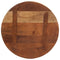 vidaXL Table Top Ø 50x3.8 cm Round Solid Wood Reclaimed