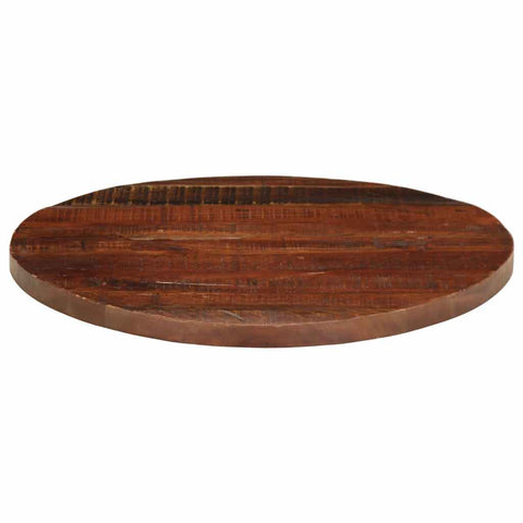 vidaXL Table Top Ø 90x3.8 cm Round Solid Wood Reclaimed