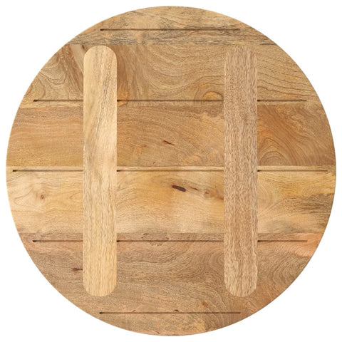vidaXL Table Top Ø 60x3.8 cm Round Solid Wood Mango