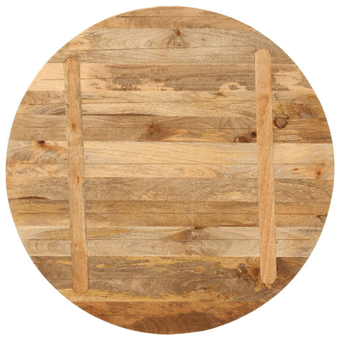 vidaXL Table Top Ø 70x2.5 cm Round Solid Wood Mango