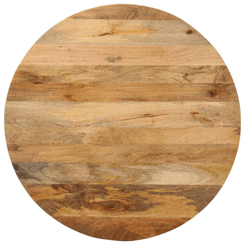 vidaXL Table Top Ø 80x3.8 cm Round Solid Wood Mango