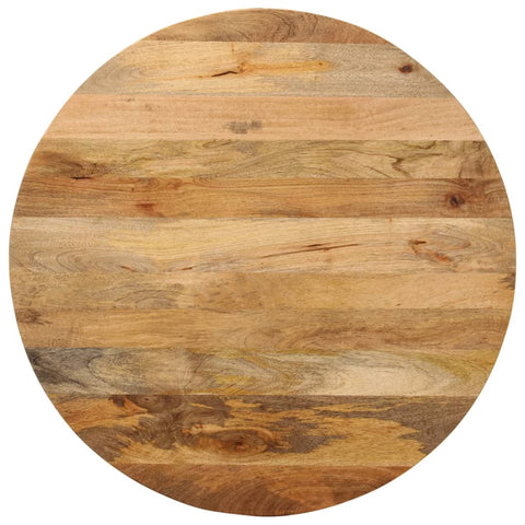 vidaXL Table Top Ø 90x2.5 cm Round Solid Wood Mango