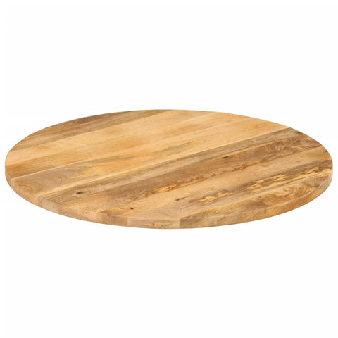 vidaXL Table Top Ø 90x2.5 cm Round Solid Wood Mango