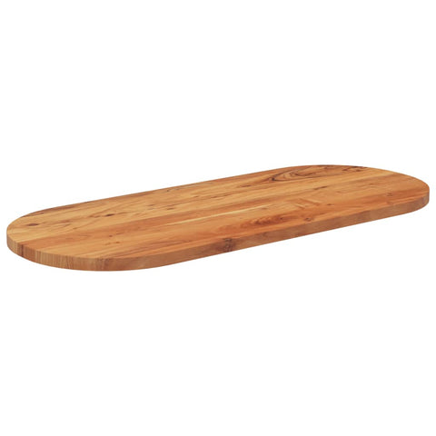 vidaXL Table Top 140x60x2.5 cm Oval Solid Wood Acacia