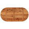 vidaXL Table Top 100x50x3.8 cm Oval Solid Wood Acacia