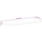 vidaXL Table Top 110x40x3.8 cm Oval Solid Wood Rough Mango
