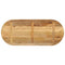 vidaXL Table Top 140x60x3.8 cm Oval Solid Wood Rough Mango