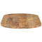 vidaXL Table Top 100x40x2.5 cm Oval Solid Wood Mango