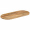 vidaXL Table Top 120x60x2.5 cm Oval Solid Wood Mango