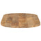 vidaXL Table Top 120x60x2.5 cm Oval Solid Wood Mango