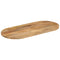 vidaXL Table Top 80x40x3.8 cm Oval Solid Wood Mango