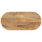 vidaXL Table Top 100x40x3.8 cm Oval Solid Wood Mango