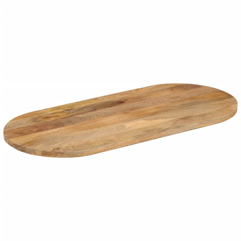 vidaXL Table Top 100x40x3.8 cm Oval Solid Wood Mango