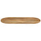 vidaXL Table Top 100x40x3.8 cm Oval Solid Wood Mango