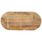 vidaXL Table Top 100x40x3.8 cm Oval Solid Wood Mango