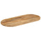 vidaXL Table Top 100x50x3.8 cm Oval Solid Wood Mango