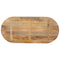 vidaXL Table Top 100x50x3.8 cm Oval Solid Wood Mango