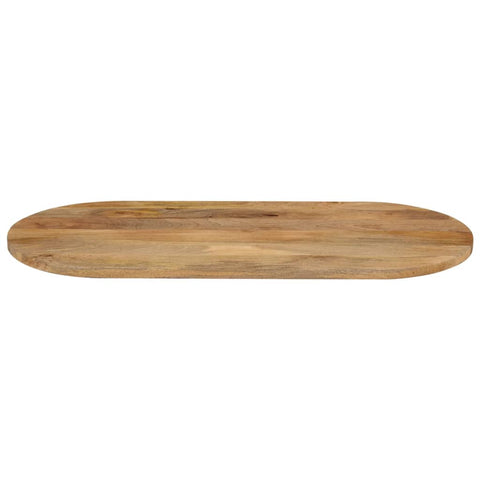 vidaXL Table Top 120x50x3.8 cm Oval Solid Wood Mango
