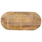 vidaXL Table Top 120x60x3.8 cm Oval Solid Wood Mango