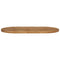 vidaXL Table Top 90x40x2.5 cm Oval Solid Wood Mango