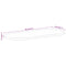 vidaXL Table Top 90x40x2.5 cm Oval Solid Wood Mango