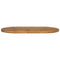 vidaXL Table Top 90x40x3.8 cm Oval Solid Wood Mango