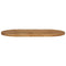 vidaXL Table Top 100x50x3.8 cm Oval Solid Wood Mango