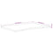 vidaXL Desk Top 110x80x2.5 cm Rectangular Solid Wood Acacia