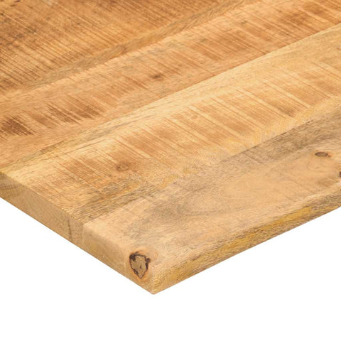 vidaXL Desk Top with Curve 110x50x2.5 cm Solid Wood Rough Mango