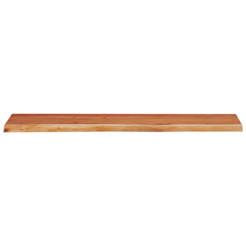vidaXL Wall Shelf 60x20x2.5 cm Rectangular Solid Wood Acacia Live Edge