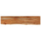 vidaXL Wall Shelf 90x20x2.5 cm Rectangular Solid Wood Acacia Live Edge