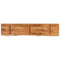 vidaXL Wall Shelf 120x20x2.5 cm Rectangular Solid Wood Acacia Live Edge