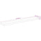 vidaXL Wall Shelf 140x20x2.5 cm Rectangular Solid Wood Acacia Live Edge