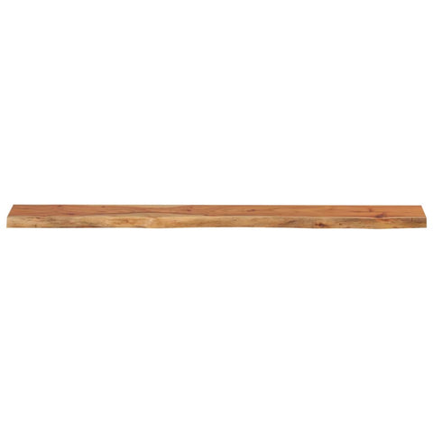 vidaXL Wall Shelf 160x20x2.5 cm Rectangular Solid Wood Acacia Live Edge