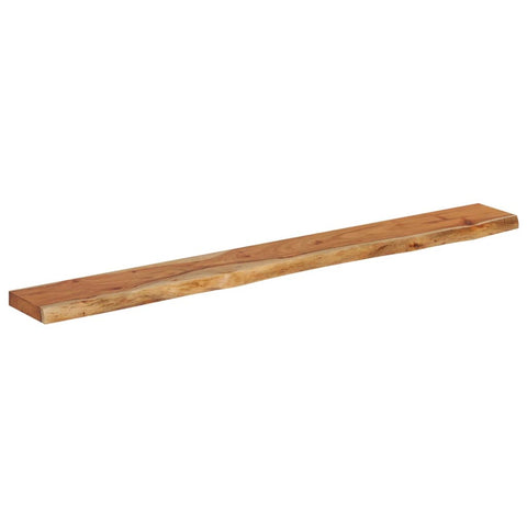 vidaXL Wall Shelf 180x20x2.5 cm Rectangular Solid Wood Acacia Live Edge