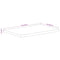 vidaXL Wall Shelf 50x30x2.5 cm Rectangular Solid Wood Acacia Live Edge