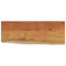 vidaXL Wall Shelf 70x30x2.5 cm Rectangular Solid Wood Acacia Live Edge