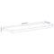 vidaXL Wall Shelf 80x30x2.5 cm Rectangular Solid Wood Acacia Live Edge
