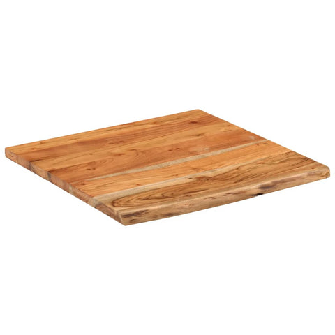 vidaXL Wall Shelf 40x40x2.5 cm Square Solid Wood Acacia Live Edge