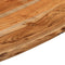 vidaXL Wall Shelf 40x40x2.5 cm Square Solid Wood Acacia Live Edge