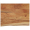 vidaXL Wall Shelf 50x40x2.5 cm Rectangular Solid Wood Acacia Live Edge