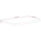 vidaXL Wall Shelf 60x40x2.5 cm Rectangular Solid Wood Acacia Live Edge